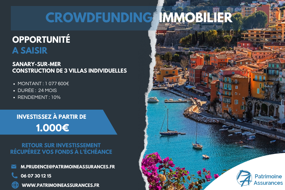 Construction de 3 villas individuelles à Sanary-sur-Mer1 077 600 € | 24 mois | 10 %