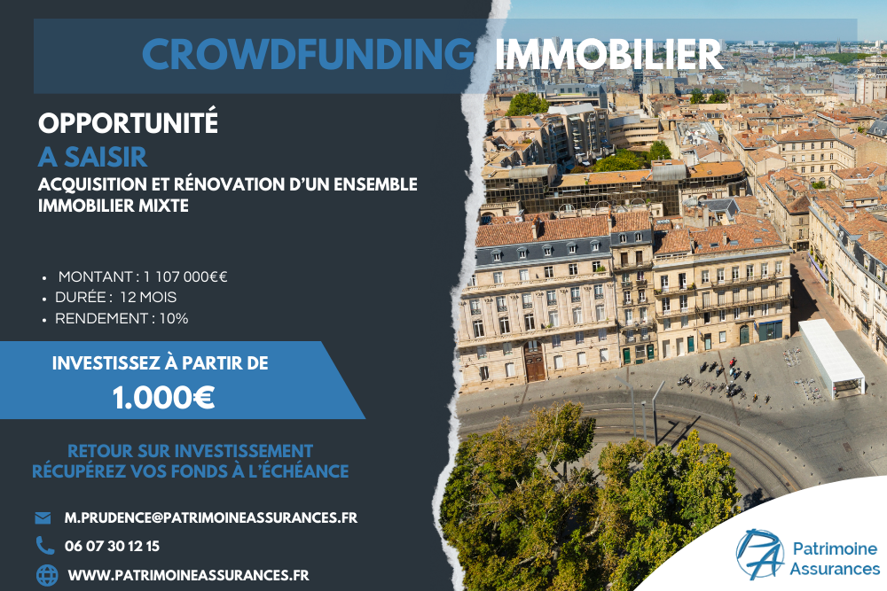 Acquisition et rénovation d’un ensemble immobilier mixte1 107 000 € | 12 mois | 10 %