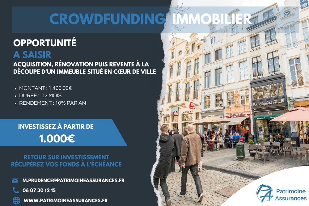 Acquisition, Rénovation puis revente à la découpe1 460 000 € | 12 mois | 10 %