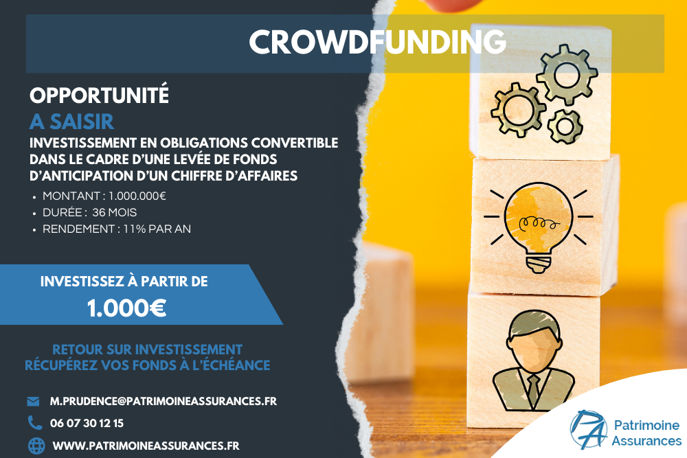 Levée de fond – Système d’Information de gestion des Ressources Humaines1 000 000 € | 36 mois | 11%